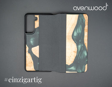 Samsung Galaxy S21 FE 5G PORTO COLLECTION FLIPCASE 13846 Grün